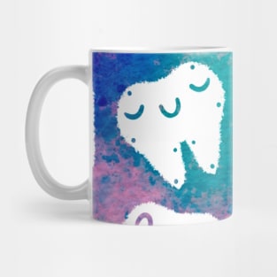 Happy Teeth illustration for Dentists, Hygienists, Dental Assistants, Dental Students and anyone who loves teeth by Happimola Mug